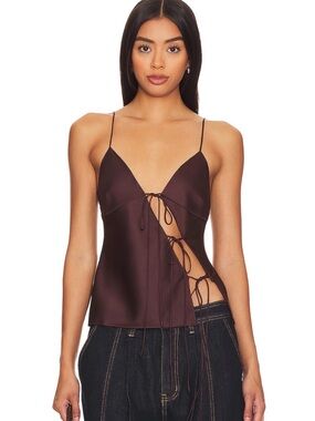 revolve lioness satin top